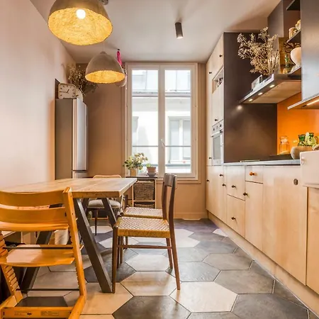 公寓 Spacious Designer 2 Bedrooms Near Bastille *
